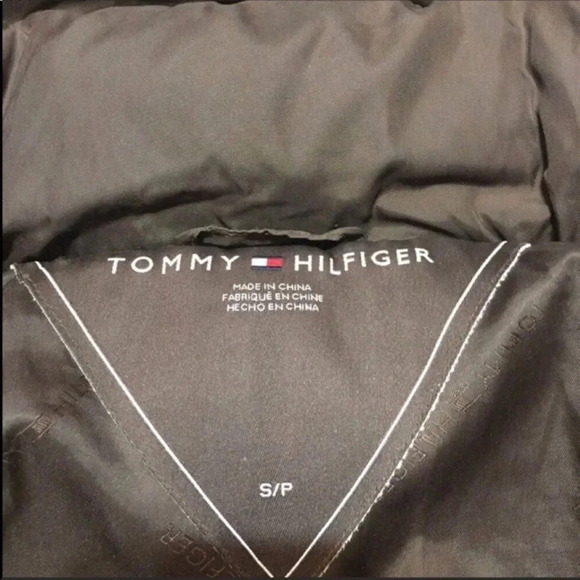 Tommy Hilfiger Brown Puffer Down & Feather Filling Jacket Size Small - Picture 5 of 9